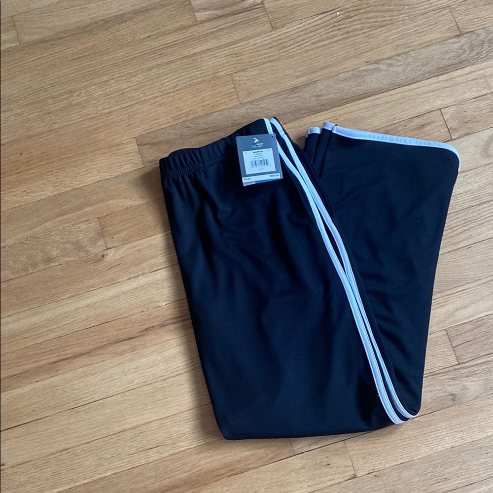 Tek Gear Black Sweatpants with Sporty Stripe